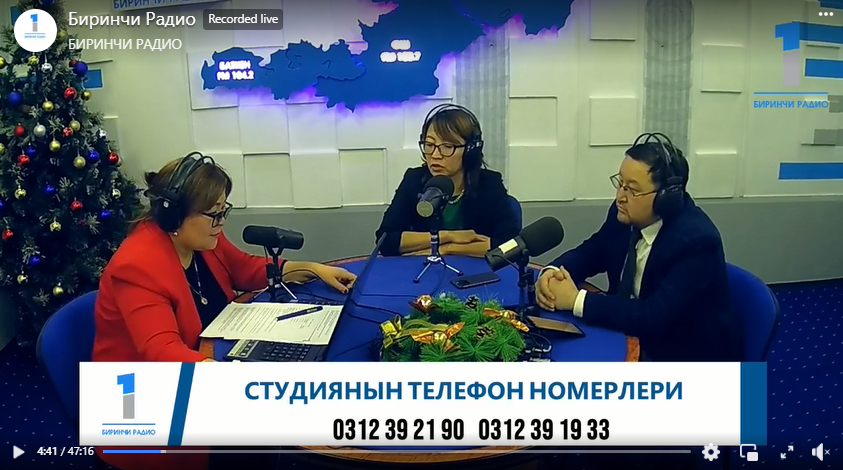 Live Radio talk: “Why is it important for Kyrgyzstan to introduce green initiatives?”
